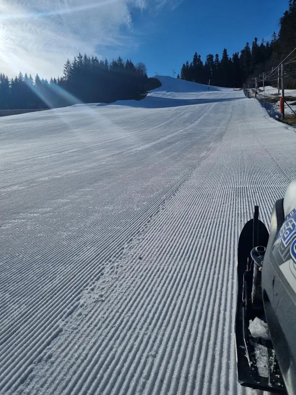 Čerstvo upravená zjazdovka v Ski Krpáčovo