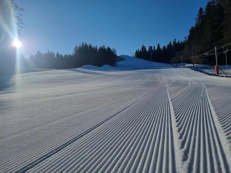 Perfektne pripravená zjazdovka v Ski Krpáčovo